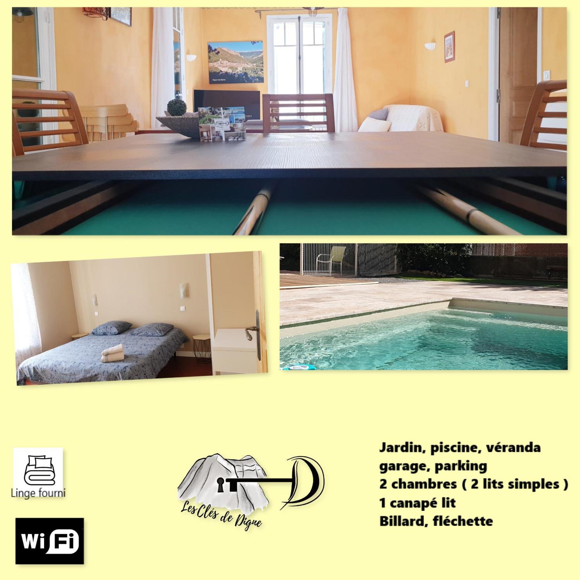 Apartment Spacieux T3, Jardin, Garage, Et Montagne